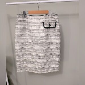 Mario Serrani Italy Tweed Pencil Skirt Size 6